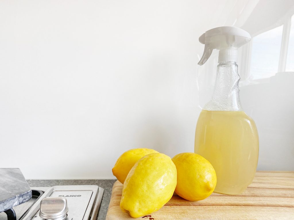 Natural essential oil bottle